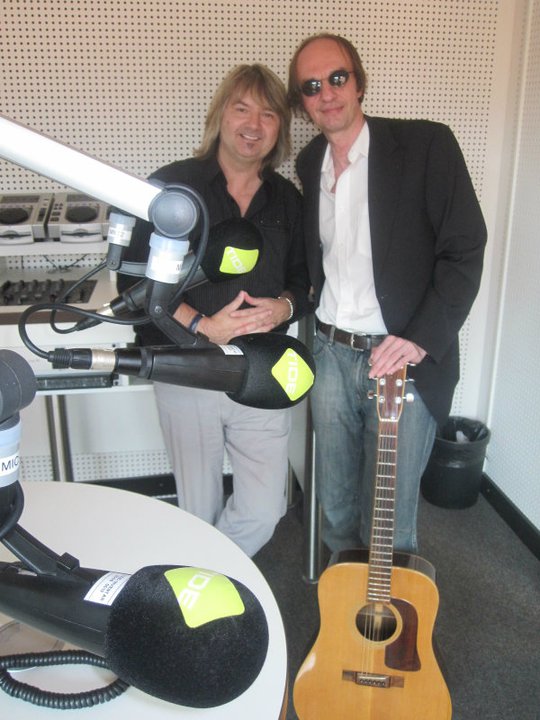 Radio moderator Barry Lane with Kaijy